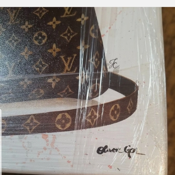 Oliver Gal Fashion Glam Louis Vuitton Bag Wall Art - Picture 7 of 11